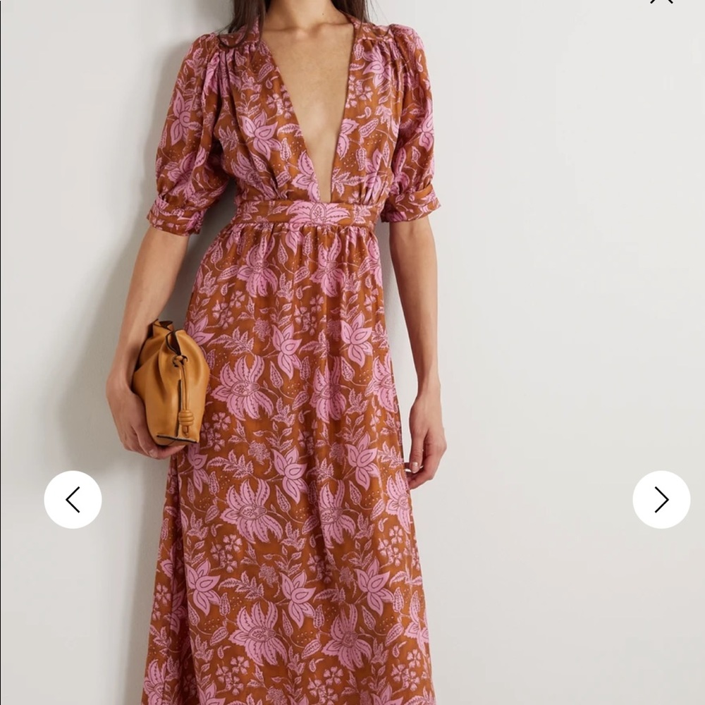 Hannah artwear open back floral print maxi dress